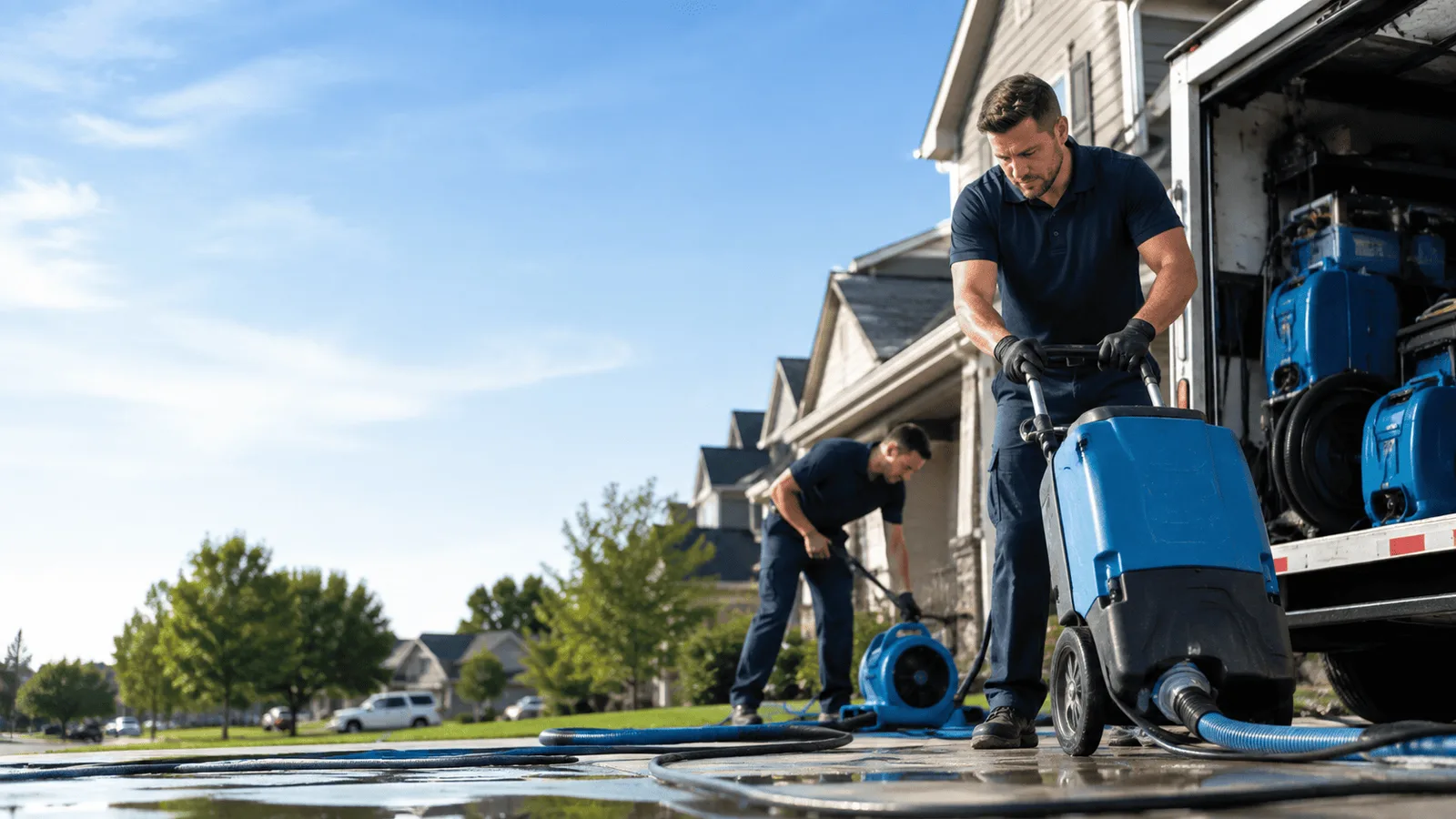 Dehumidification being performed in Fort Loramie, OH